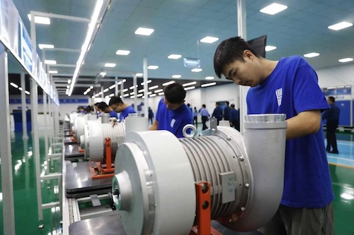 鴻陸科技首批10公斤級(jí)磁懸浮空壓機(jī)下線(xiàn)(圖2)