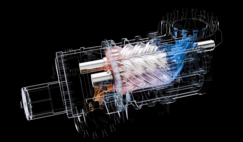 雪人集團(tuán)與中國科學(xué)院理化技術(shù)研究所聯(lián)合開發(fā)“氦噴油螺桿壓縮機(jī)(圖3)